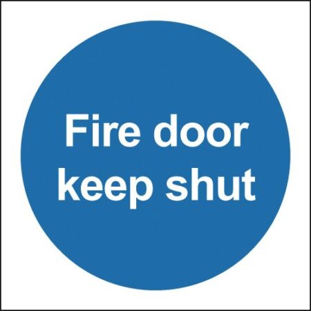FR07002R - 100x100 Fire Door Keep Shut - Rigid