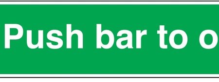 FX05638R - 50x250mm Push Bar To Open - Rigid