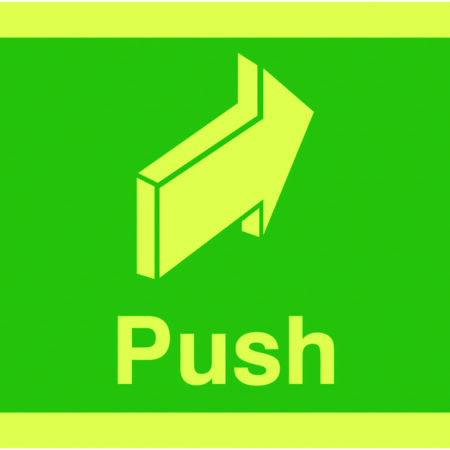 FX05507L - 150x125mm Push - Nite Glo Self Adhesive