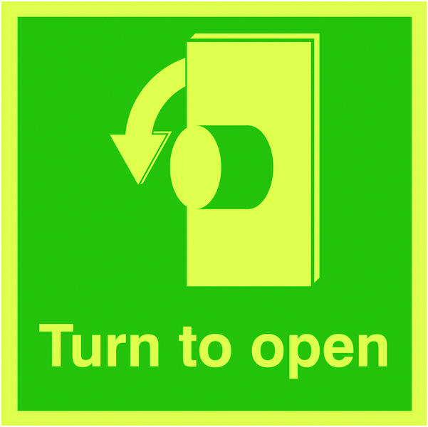 FX07305M - 125x125mm Turn To Open Anti-Clockwise - Nite Glo Rigid