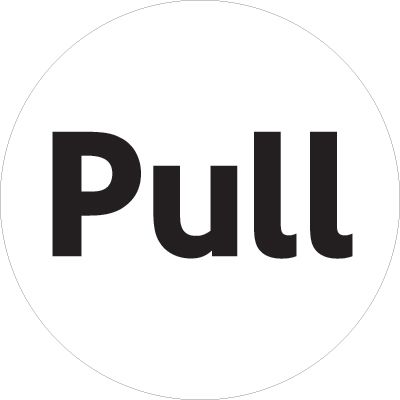 GDC11S - 100mm dia Pull - Black on silver