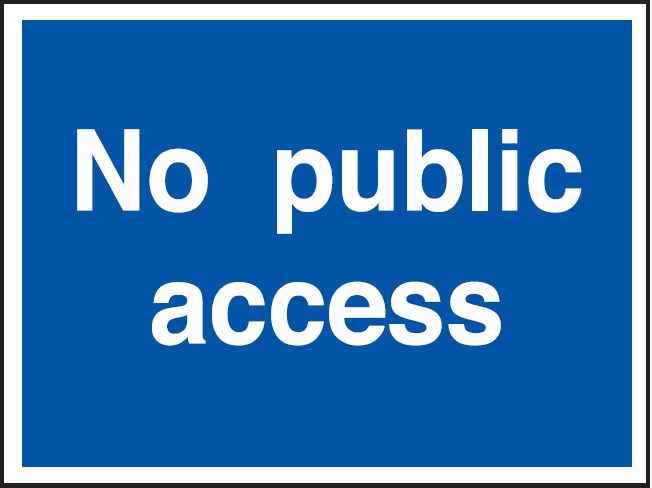 GL60A/R - 300x400mm No public access - Rigid