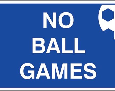 GL63A/R - 250x350mm No ball games - Rigid