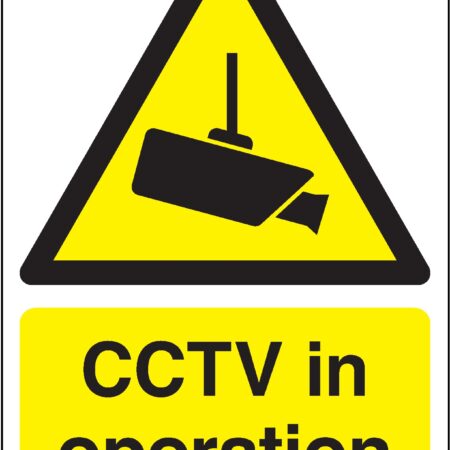 GN00720A - 250x200mm CCTV In Operation - Aluminium