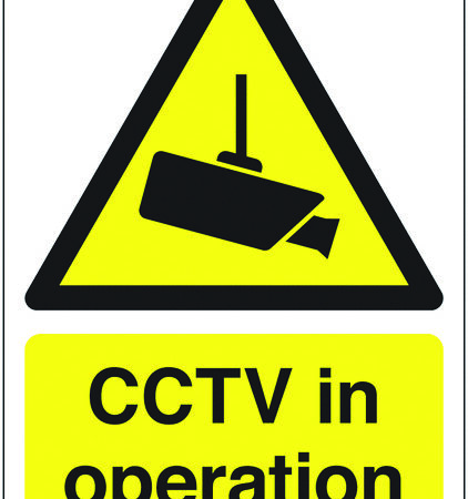 GN00748R - 594x420mm CCTV in Operation - Rigid
