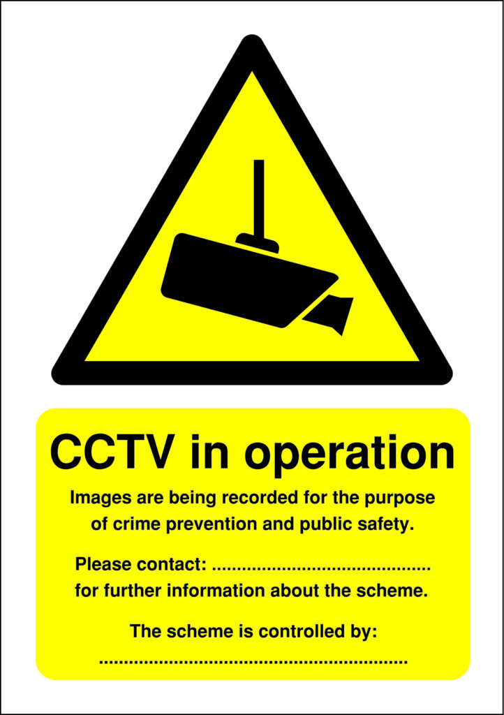 GN03649R - 420x297mm CCTV in Operation (Data Protection Act) - Rigid