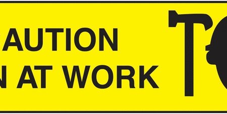 GPBT4 - 76mmx305m Caution Men At Work