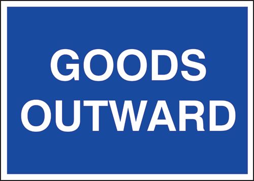 G55A/R - 250x350mm Goods outwards - Rigid
