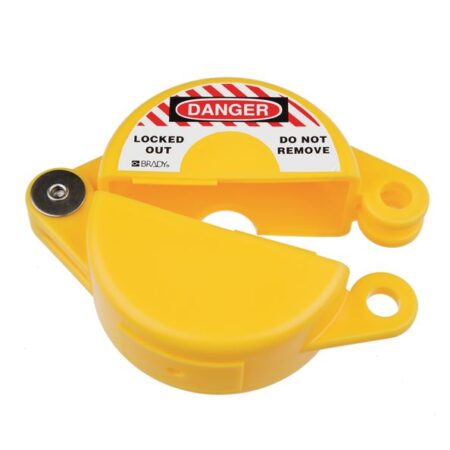 GVL1Y - Gate Valve Lockout - 25 to 63.5mm - Yellow