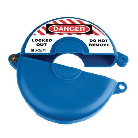 GVL2B - Gate Valve Lockout - 63.5 to 127mm - Blue