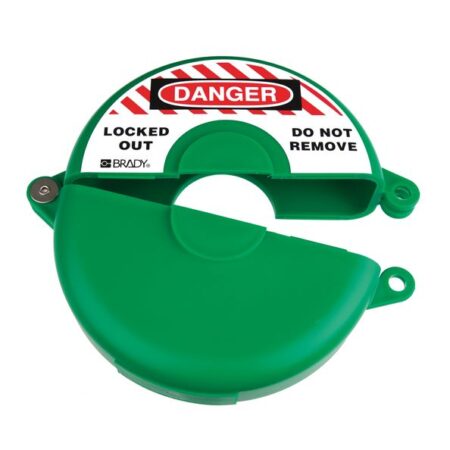 GVL2G - Gate Valve Lockout - 63.5 to 127mm - Green
