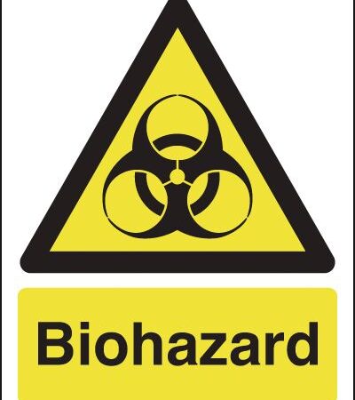 HA00249R - 420x297mm Biohazard - Rigid