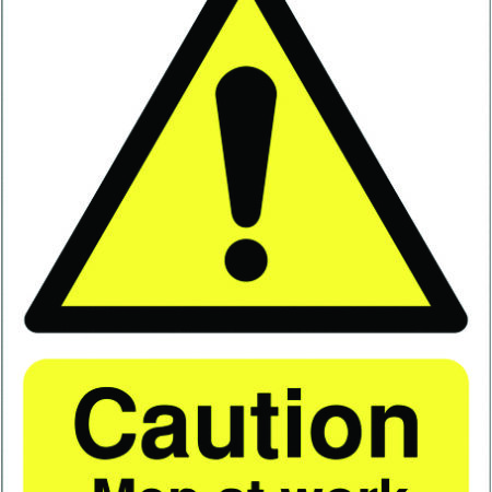 HA04733Q - 400x300 Caution Men at work Reflective sign