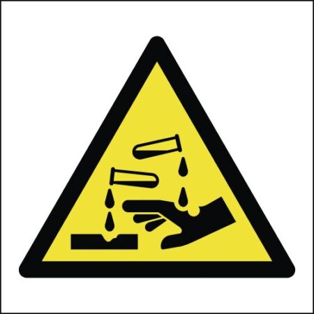 HA07608R - 150x150mm Corrosive Symbol - Rigid