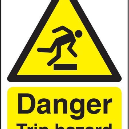 HA17149R - 420x297mm Danger Trip Hazard - Rigid