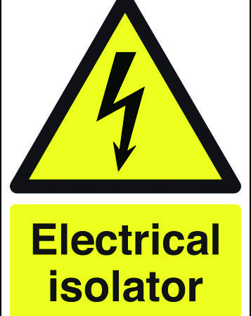 HA18251R - 210x148mm Electrical Isolator - Rigid