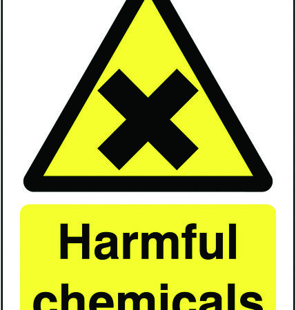 HA19049S - 420x297mm Harmful Chemicals - Self Adhesive