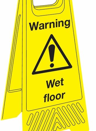 JANC160 - 680x300mm Warning Wet floor Stand