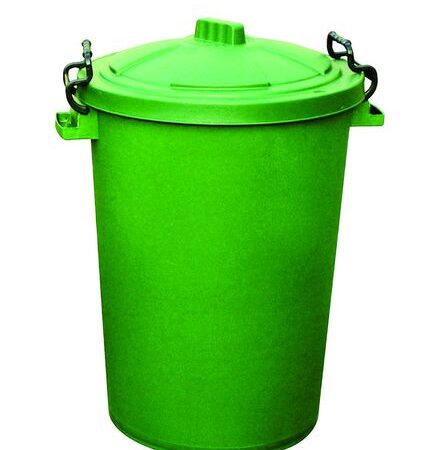 JAN0011GRN - 110 Litre Clip Lid Bin - Green