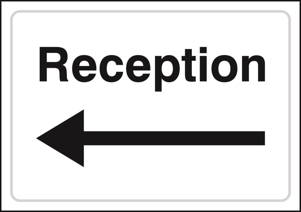 JOD1A3 RP - A3 Reception Left (Landscape) - Rigid