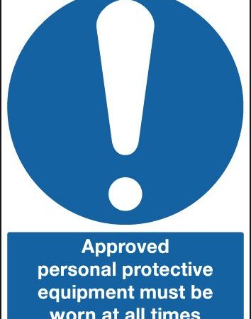 MA00649R - 420x297mm Approved Personal Protective Equipment Must Be Worn At All Times - Rigid