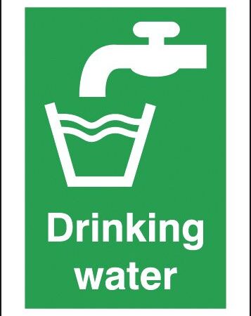 MA00943R - 70x50mm Drinking Water - Rigid