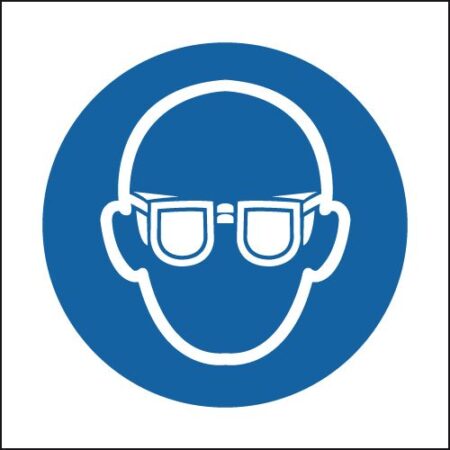 MA01308R - 150x150mm Eye Protection Symbol - Rigid