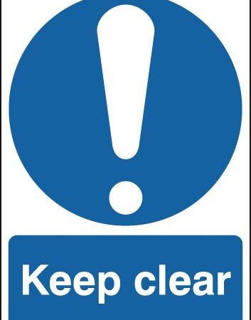MA02249R - 420x297mm Keep Clear - Rigid