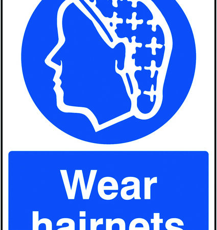 MA06819R - 100x250mm Wear Hairnets - Rigid