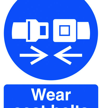 MA07250R - 297x210mm Wear Seat Belts - Rigid