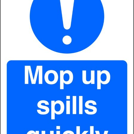 MA13650R - 297x210mm Mop up spills quickly - Rigid