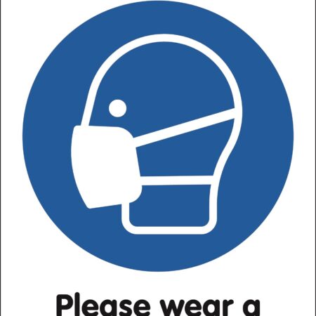 MD202A3RP - A3 Please Wear A Face Mask - Rigid