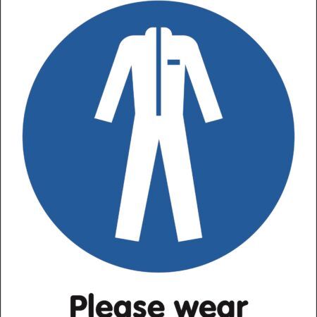 MD203A3RP - A3 Please Wear Protective Clothing - Rigid