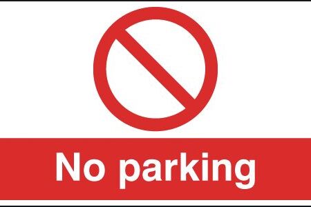 ML01929Q - 300x500mm No Parking - Reflective Sign
