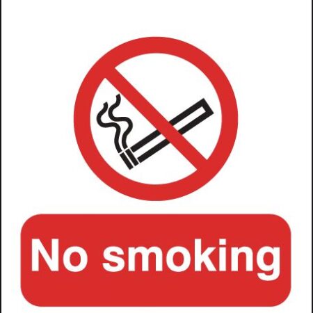 ML02002R - 100x100mm No Smoking - Rigid