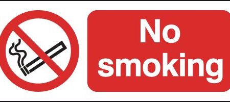 ML02019A - 100x250mm No Smoking - Aluminium