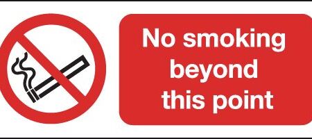 PH04819R - 100x250mm No Smoking Beyond This Point - Rigid