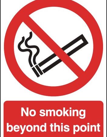 PH04849R - 420x297mm No Smoking Beyond This Point - Rigid