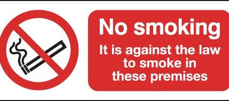 PH05010R - 150x300mm No Smoking It Is Against The Law- Rigid