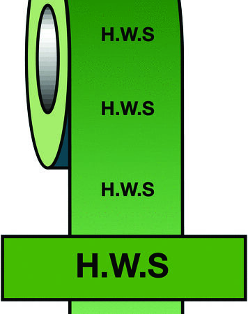 PIT05 - 50mmx33m H.W.S BS Pipeline Marking & Identification Tape