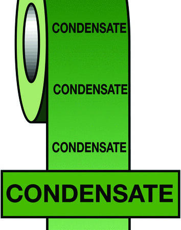 PIT21 - 50mmx33m Condensate BS Pipeline Marking & Identification Tape