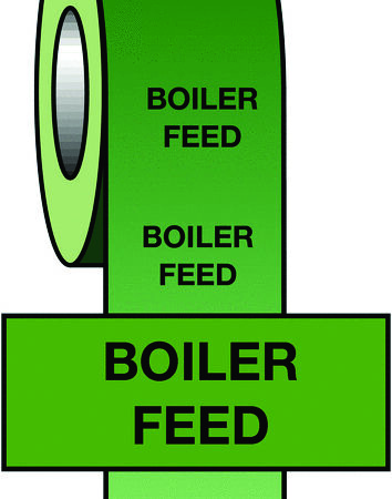PIT27 - 50mmx33m Boiler Feed BS Pipeline Marking & Identification Tape