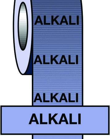 PIT39 - 50mmx33m Alkali BS Pipeline Marking & Identification Tape