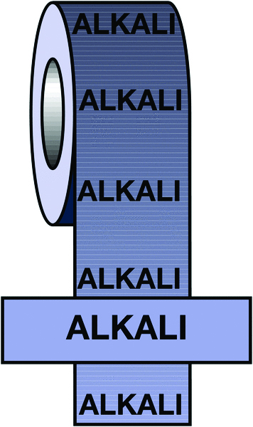 PIT39 - 50mmx33m Alkali BS Pipeline Marking & Identification Tape