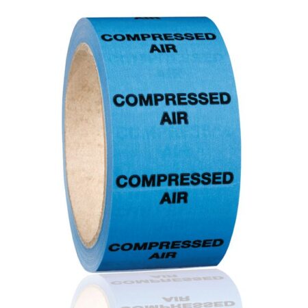 PIT43 - 50mmx33m Compressed Air BS Pipeline Marking & Identification Tape