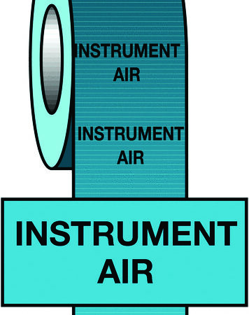 PIT47 - 50mmx33m Instrument Air BS Pipeline Marking & Identification Tape