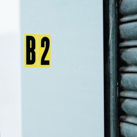 PNL1-9 - 28x22mm Outdoor Numbers Card 9