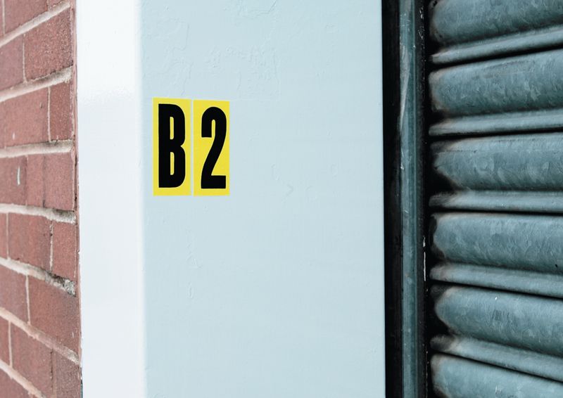 PNL3-8 - 89x39mm Outdoor Numbers Card 8
