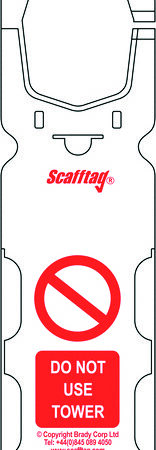 SCAF056 - Scafftag Towertag Holders Pack of 10