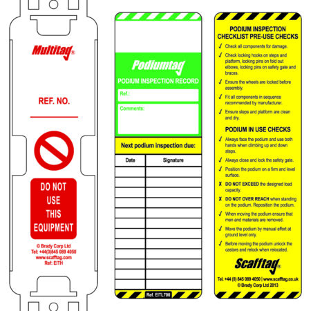 SCAF069 - Podiumtag Kit